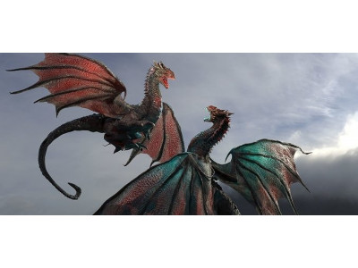 Dragon Battle  3D model