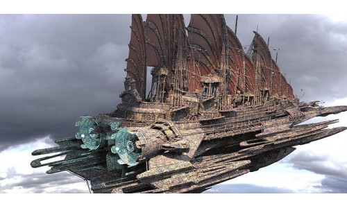 Dragon Speeder Airship Queen Airship 2  3D model