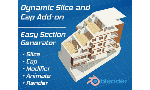 Dynamic Slice and Cap for Blender 3D model