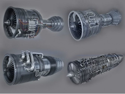 engine jet pack 3D model