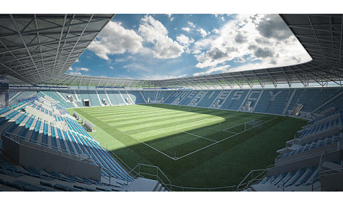 European Soccer Football Stadium 3D model