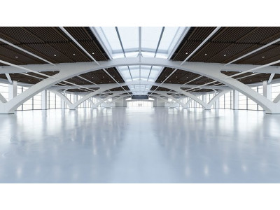 Exhibition Hall Interior 2 Low-poly 3D model
