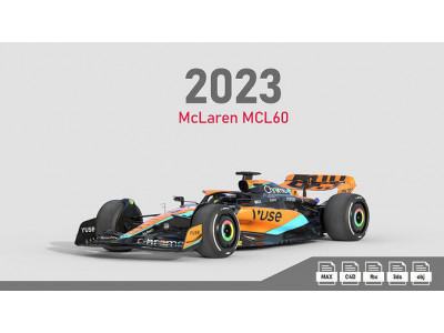 F1 McLaren MCL60 2023  3D model