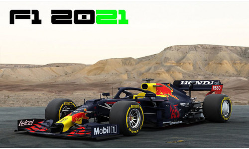 F1 Redbull RB16B Season 2021 Low-poly 3D model