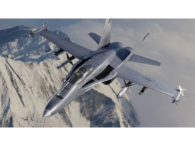 F18 Hornet-High Quality - Changeable decal and text Low-poly 3D model