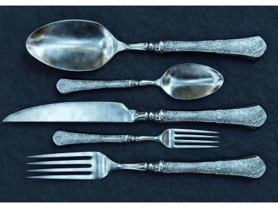 fancy cutlery set 3D model