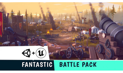 FANTASTIC - Battle Pack Low-poly 3D model