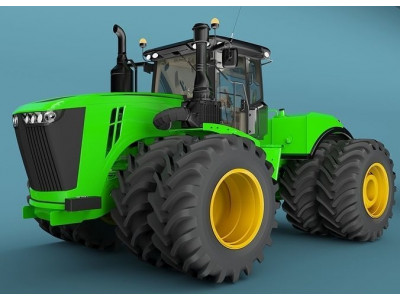 Farm Tractor 3D model