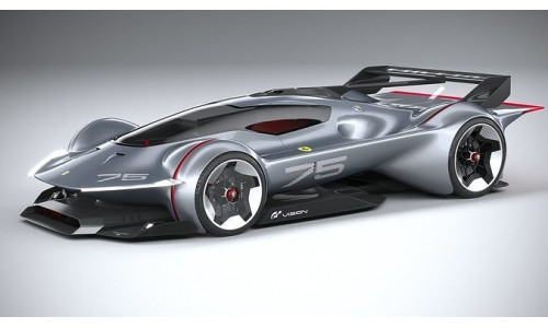 Ferrari Vision Gran Turismo Concept 2022 3D model