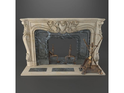 fireplace 3D model