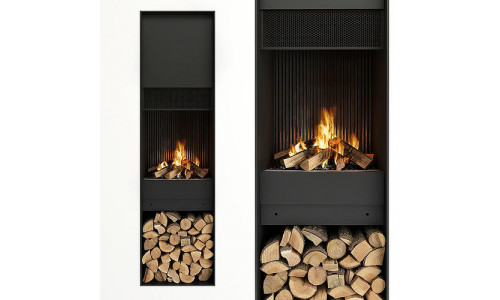 Fireplace and Firewood 48 3D model