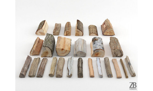 Firewood 3D model