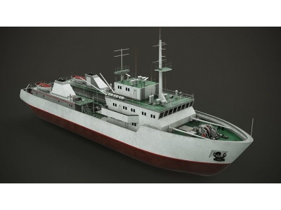 Fishing vessel 3D model