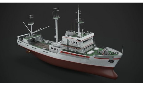 Fishing vessel 3D model