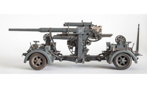 Flak 36 German anti-aircraft platform 3D print model