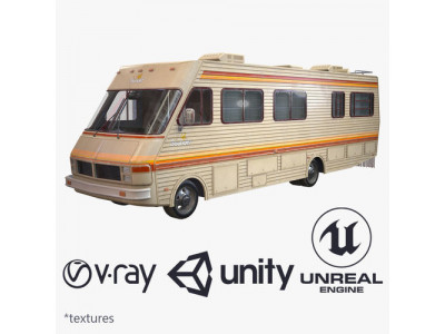 Fleetwood bounder 1986 Low-poly 3D model