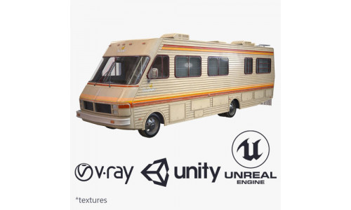 Fleetwood bounder 1986 Low-poly 3D model