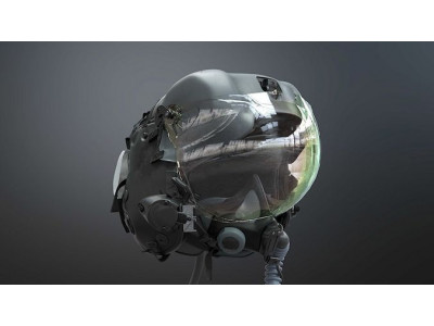 FLIGHT SUIT F35 Helmet 3D model