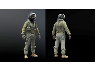FLIGHT SUIT F35 Pilot 3D model