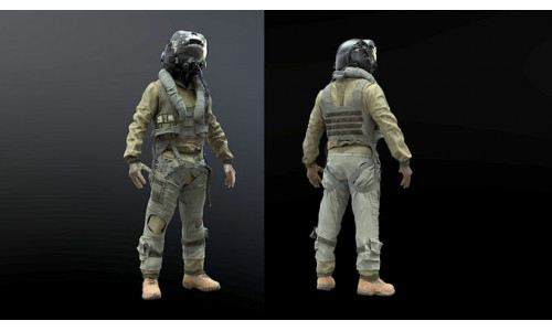 FLIGHT SUIT F35 Pilot 3D model