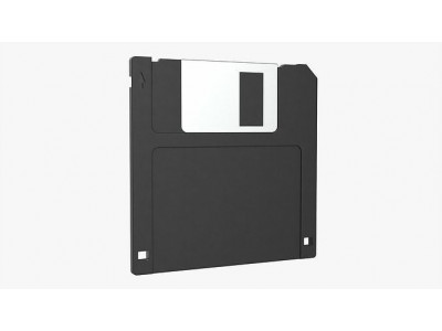 Floppy diskette 01 3D model