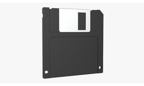 Floppy diskette 01 3D model