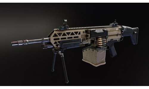 FN Evolys Low-poly 3D model