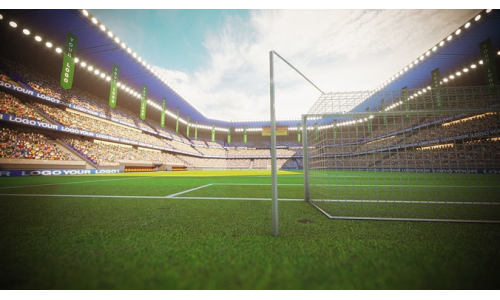 Football Soccer stadium game ready 3d model Low-poly 3D model