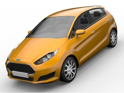 Ford Fiesta Hatchback 3D Model Low-poly 3D model Low-poly 3D model