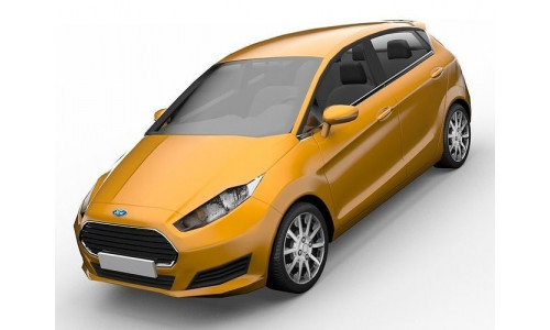 Ford Fiesta Hatchback 3D Model Low-poly 3D model Low-poly 3D model