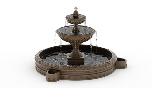 Fountain 05 PBR Realistic Low-poly 3D model