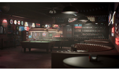 Fuel Bar Low-poly 3D model