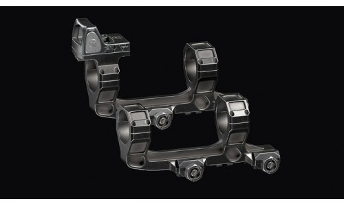 Super Precision scope mount with TRIJICON RMR red dot sight Low-poly 3D model