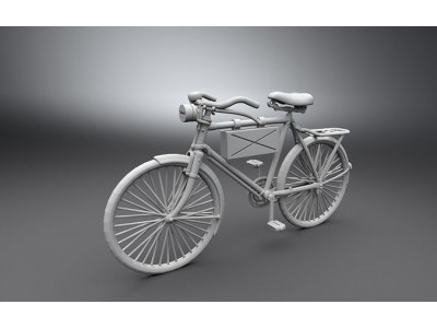 German ww2 scout bike  3D print model