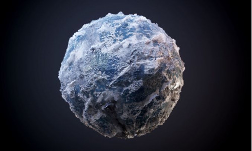 Glacier Ice Snow Seamless PBR Texture Texture
