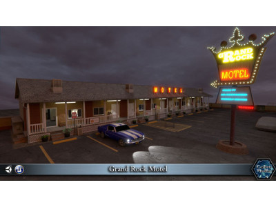 Grand Rock Motel Low-poly 3D model