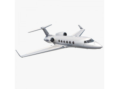 Gulfstream G450 Rigged 3D model