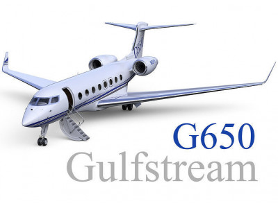 Gulfstream G650 Business Jet 3D model