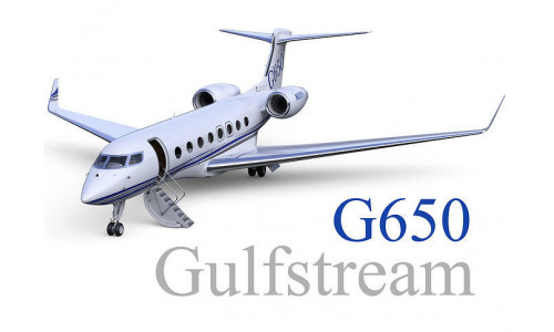 Gulfstream G650 Business Jet 3D model
