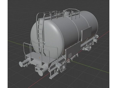 H0 1-87 scale Leichtbau tank car 3D print model
