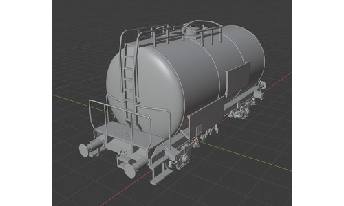 H0 1-87 scale Leichtbau tank car 3D print model
