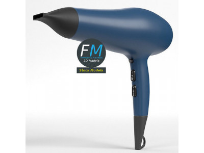 Hair dryer 3D model