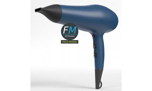 Hair dryer 3D model
