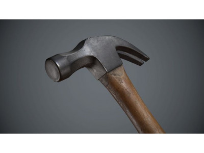 Hammer Low-poly 3D model