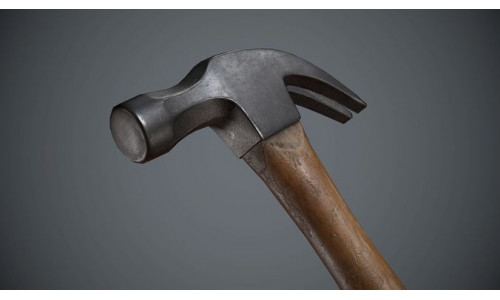 Hammer Low-poly 3D model