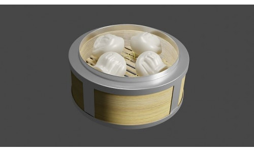 Har gow 3D model