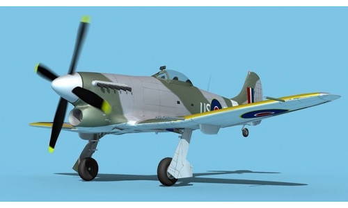 Hawker Hawker Tempest MK1 V13 3D model