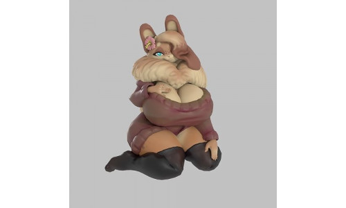 Hazel Low-poly 3D model
