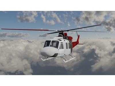 HELICOPTER GAME READY 3D MODEL Low-poly 3D model