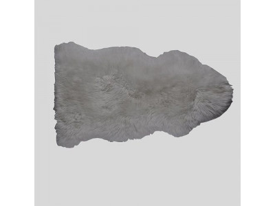 Hemtex Carpet Soft Sheepskin Fur Grey Low-poly 3D model
